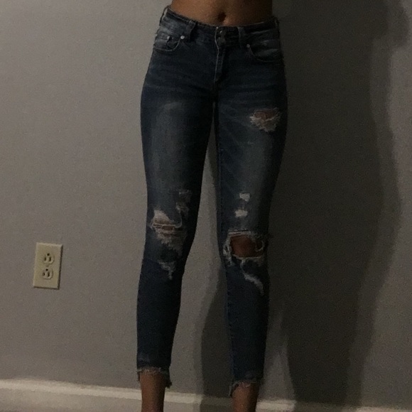Ripped Blue Jeans - Picture 4 of 5
